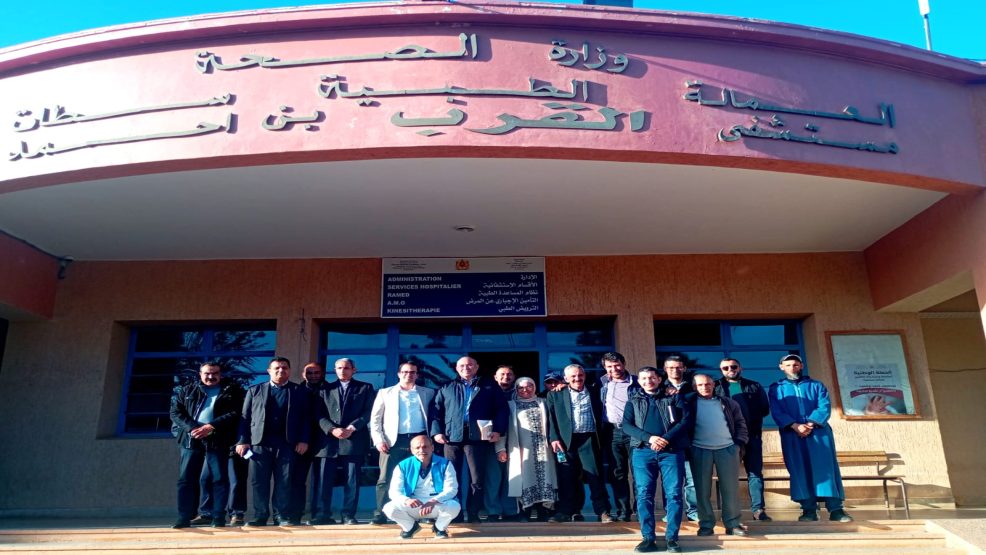 زيارة تفقدية للنائب البرلماني محمد غيات لمستشفى القرب بمدينة ابن أحمد