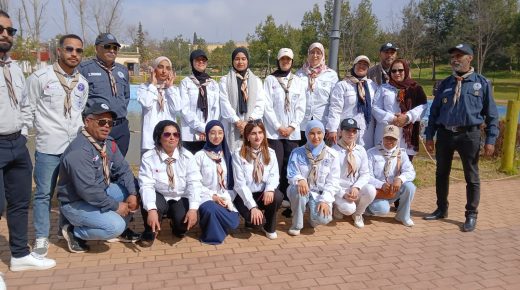 الحاجب ..مناديب منظمة الكشاف للوحدة العربية يلتئمون في  اللقاء الوطني الثالث بمركز التخييم الحوري