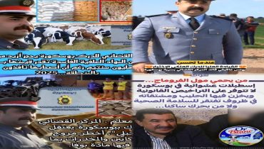 تراجع العمل الجرمي بجميع مظاهره الخطيرة ببوسكورة وبتراب جماعة أولاد صالح اقليم النواصر