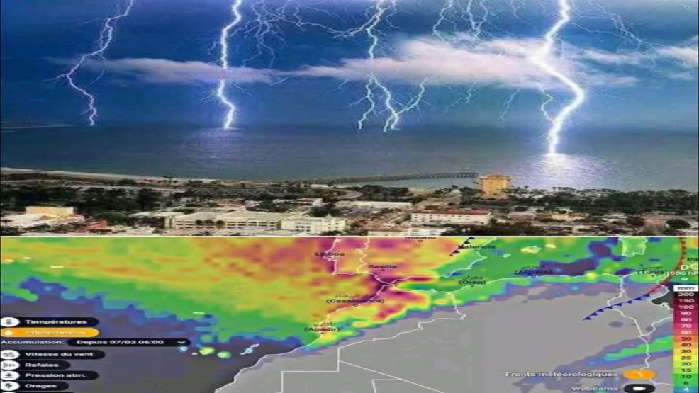 عاصفة جانا تحت المجهر .! ما مدى تاثيرها على المغرب ؟ ولماذا لم تخرج السلطات لحد الان عن صمتها ؟