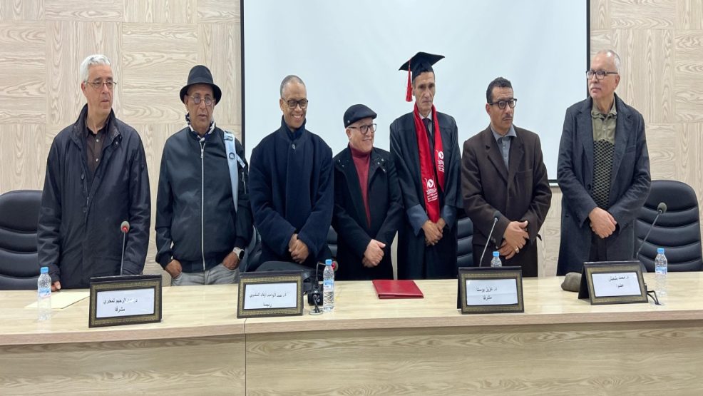 تطوان .. الزميل حسن برهون ينال شهادة الدكتوراه بميزة مشرف جدا