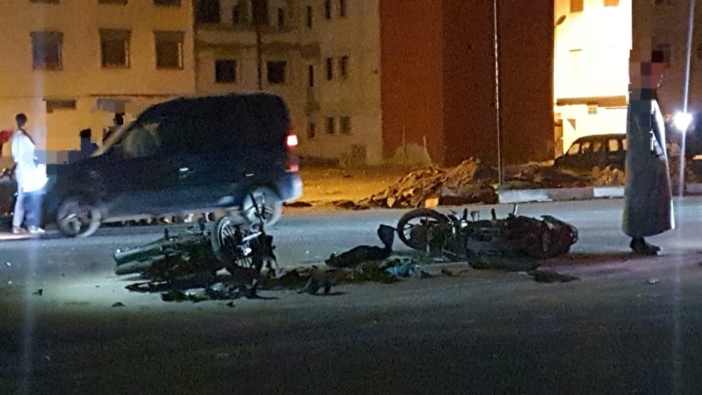 أكادير _الدشيرة الجهادية..اصطدام مميت في حادثة خطيرة بين دراجتين ناريتين