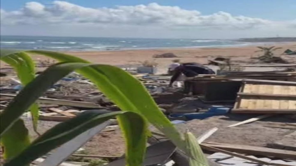 حملة تحرير الملك البحري بسواحل دار بوعزة بإشراف السلطات المحلية وبتعليمات عامل عمالة النواصر