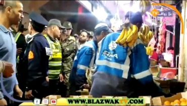 أزرو إقليم إفران..حملة لتحرير الملك العمومي +فيديو يوثق للعملية