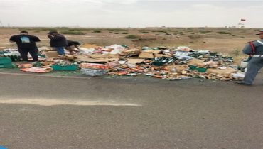 انقلاب شاحنة محملة بالخمور بطريق الدار البيضاء قرب دوار المخاليف دون خسائر بشرية