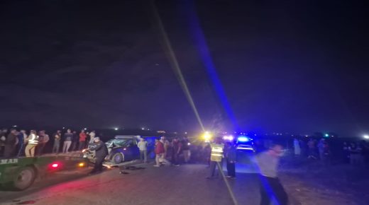 مصرع سائق دراجة نارية في اصطدام مع سيارة بيكوب بالطريق”العصرية” بجماعة سيدي علي بنحمدوش دائرة ازمور إقليم الجديدة