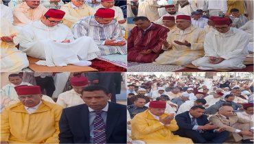 عامل إقليم سيدي بنور يؤدي صلاة عيد الأضحى في جو من الإيمان والخشوع