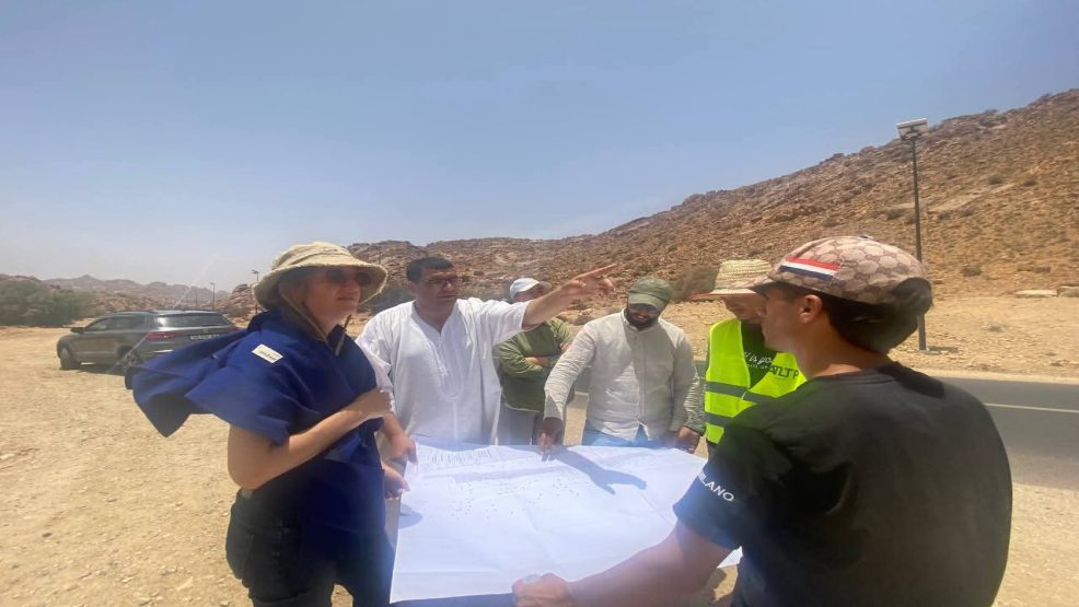 تتبع أشغال تهيئة الفضاء السياحي بمركز جماعة أملن: زيارة ميدانية لرئيس المجلس الجماعي