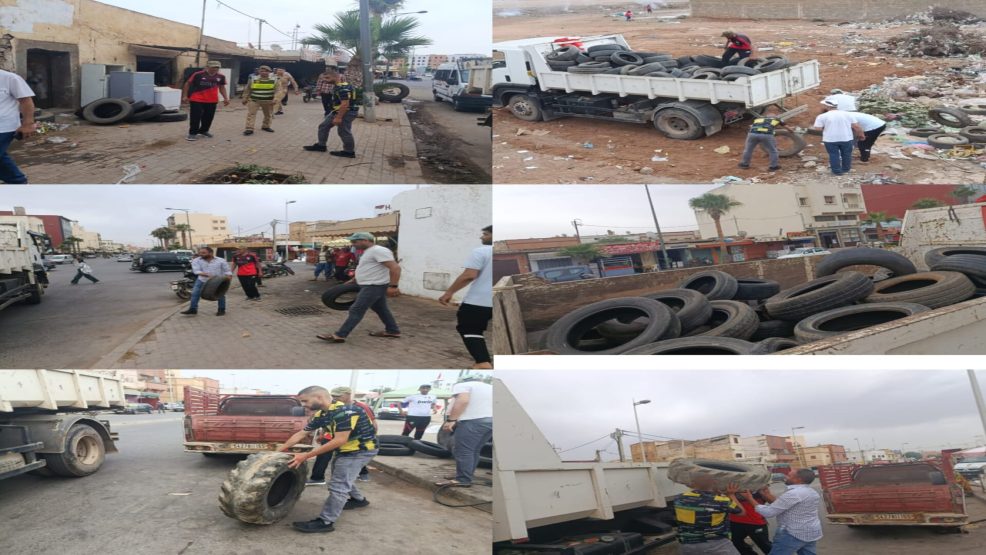 باشا مدينة سيدي بنور بالنيابة يشن حملة إستباقية لحجز العجلات المطاطية قبيل عاشوراء