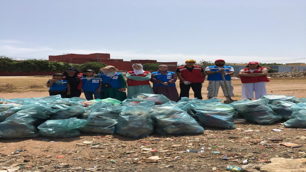 حملة تحسيسية بحي الشرفاء 3 لتعزيز ثقافة النظافة بسيدي رحال الشاطئ