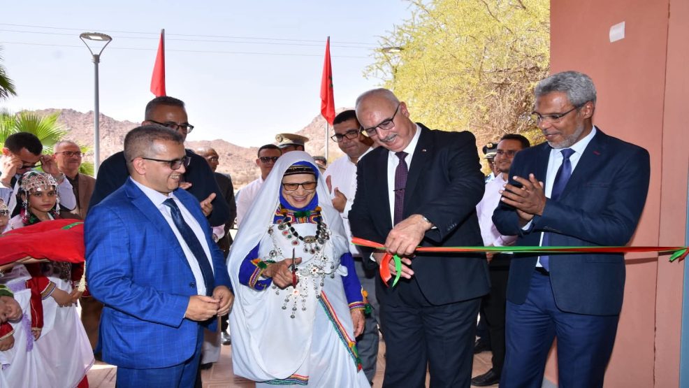 زيارة ميدانية لعامل اقليم تيزنيت  لجماعة املن وتدشين مشاريع تنموية