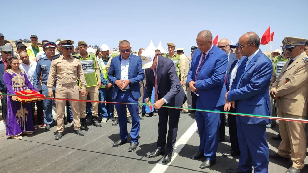 عامل اقليم اليوسفية يعطي انطلاقة برنامج الطرق- محور تنموي متكامل-