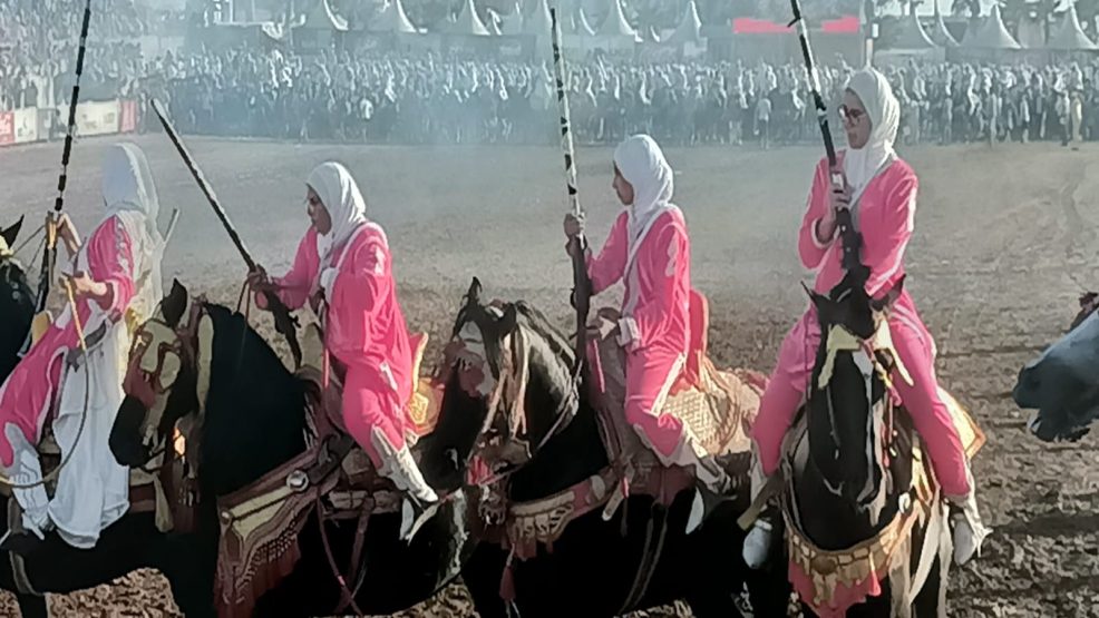 المرأة الفارسة تضيء موسم مولاي عبد الله أمغار