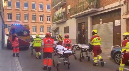 25 مصابا في انفجار بالعاصمة الإسبانية مدريد