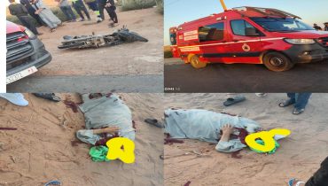 حادثة سير خطيرة بضواحي سيدي بنور قرب تجزئة كنادي