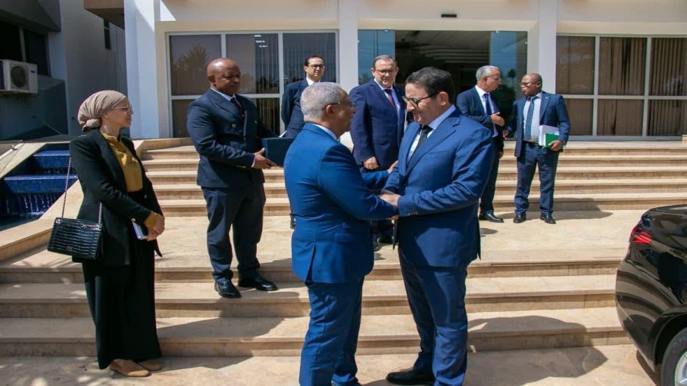 وزير النقل واللوجيستيك يستقبل وزير السياحة والنقل بجمهورية الرأس الأخضر