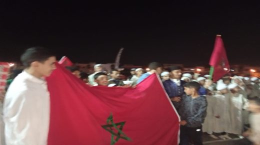 ساكنة الزمامرة تحتفل بحدث قضية الصحراء  المغربية في اجواء احتفالية خاصة