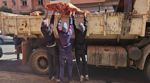 مراكش ..مداهمة مجزرة تتوفر على كميات كثيرة من اللحوم الفاسدة  بحي المسيرة