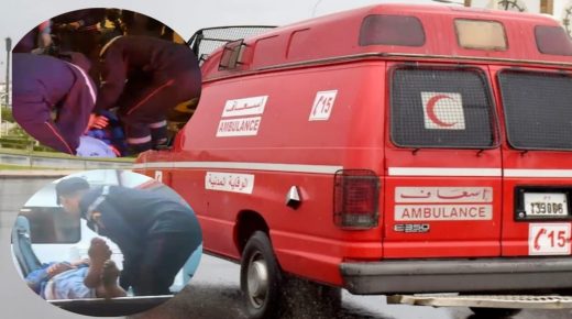 حادثة سير خطيرة بحي رياض الساحل بحد السوالم تسفر عن إصابتين وفرار سيارة مشبوهة