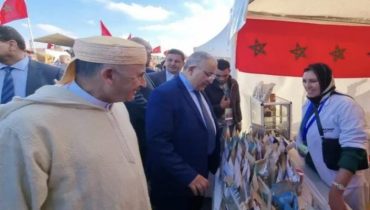 عامل إقليم الخميسات عبد اللطيف النحلي في زيارة لملتقى أولماس للتنمية المحلية