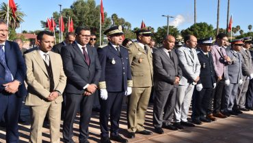 عامل اليوسفية يترأس حفل مراسيم تحية العلم بمناسبة عيد الاستقلال المجيد