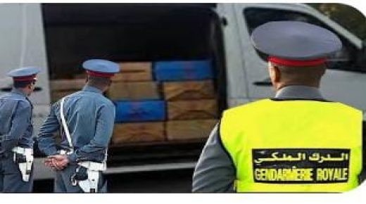 الدرك الملكي بسيدي علال البحراوي بتنسيق مع كوكبة الدراجين تيفلت يحبط عملية تهريب 3 أطنان من مخدر الشيرا