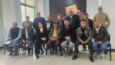 ممثلو التنسيقية الوطنية لضحايا زلزال الحوز في لقاء مع حزب اليسار الاشتراكي الموحّد