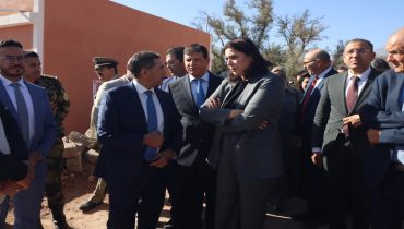 تارودانت ..زيارة ميدانية لفاطمة الزهراء المنصوري و إطلاق قافلة القرب الخاصة بالعالم القروي
