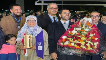 استقبال التلميذة “هبة يايموت” المتوجة بلقب قارئ العام لأفضل نص في مسابقة «أقرأ»