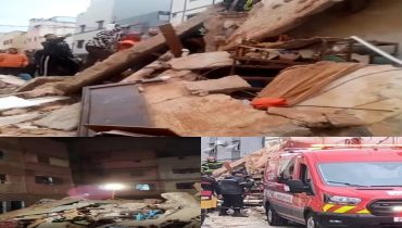 الرباط.. إنهيار منزل من طابقين بحي العكاري يُسفر  عن مصرع شخصين وإصابة آخرين