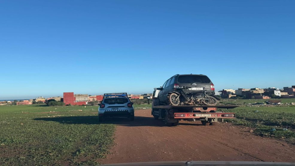 فرار مثير يفضح نشاطًا مشبوهًا… الدرك الملكي يحجز سيارة يُشتبه في ارتباطها بترويج المخدرات بسيدي رحال الشاطئ