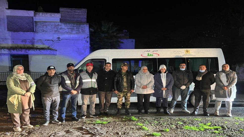 الجديدة..حملة الشتاء : عملية انسانية تمنح الدفء للأشخاص في وضعية الشارع
