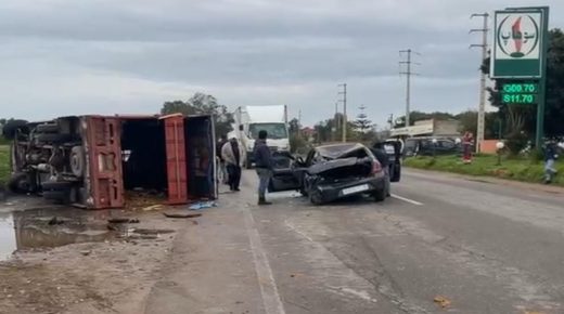 مصرع دركي وإصابة آخر في حادثة سير بمدخل مدينة البئر الجديد