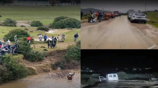 تطوان.. مصرع اربعة اشخاص إثر السيول القوية ليوم امس ببني حرشن