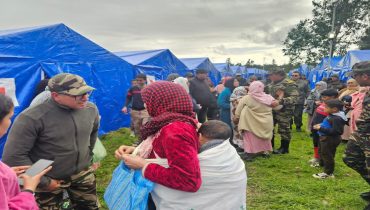 عامل إقليم سيدي سليمان يقف على ضروف ايواء متضرري الفيضانات