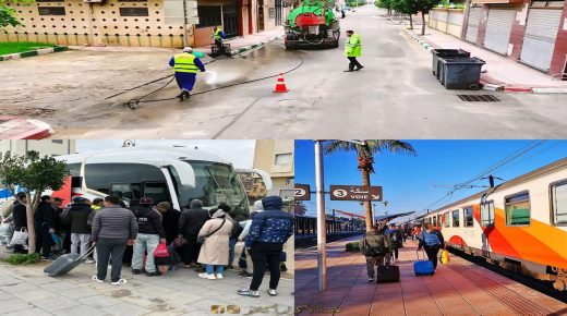 انطلاق العودة التدريجية لساكنة القصر الكبير إلى منازلهم وسط إجراءات تنظيمية ورحلات نقل مجانية