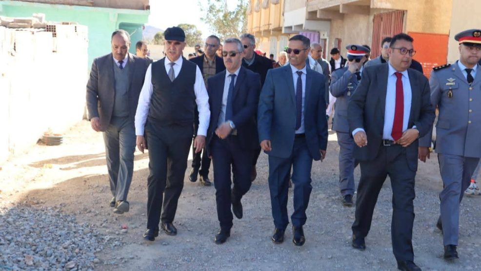 عامل إقليم جرسيف يقف ميدانياً على مشاريع صاكة ويشدد على الجودة وتسريع وتيرة الإنجاز