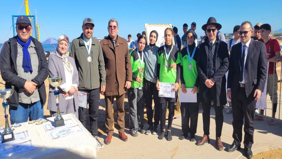الناظور..البطولة الجهوية المدرسية للكرة الطائرة الشاطئية فئة U18 بشاطئ مارتشيكا