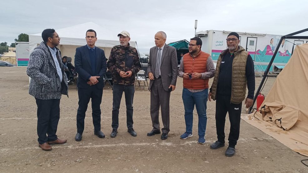 المدير الإقليمي لوزارة التربية الوطنية والتعليم الأولي والرياضة بسيدي قاسم يعطي انطلاقة حملة التشخيص والاستشارة الطبية لفائدة الأطر الإدارية والتربوية