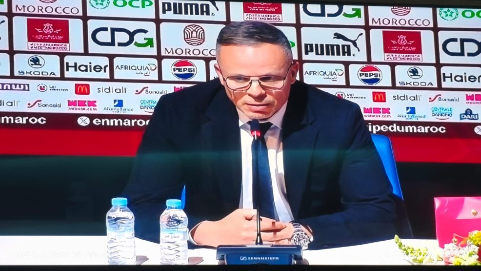 وهبي مدربا جديدا للمنتخب الوطني لكرة القدم