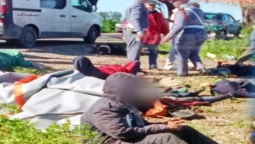 الجديدة..حادث مأساوي بجماعة أولاد رحمون يخلف 6 قتلى و8 مصابين في انقلاب “بيكوب” لنقل العمال الفلاحيين