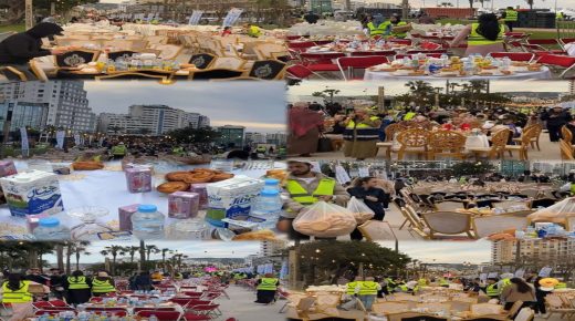 طنجة تحتضن أكبر مائدة إفطار جماعي بالمغرب تجمع أزيد من 3000 صائم في أجواء تضامنية