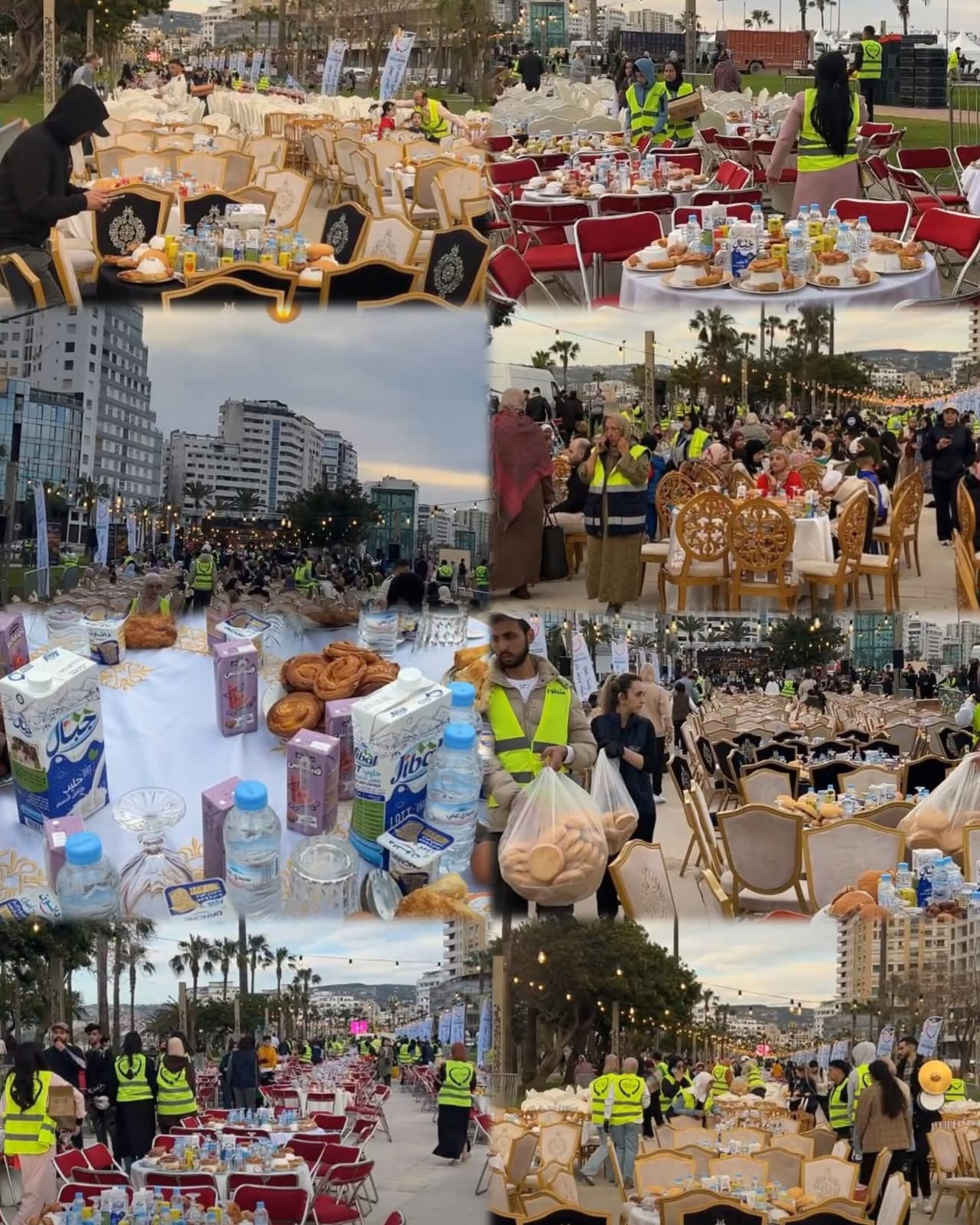 طنجة تحتضن أكبر مائدة إفطار جماعي بالمغرب تجمع أزيد من 3000 صائم في أجواء تضامنية