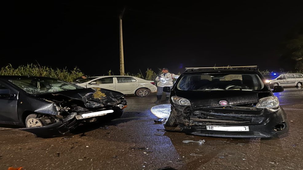 حادث اصطدام بين سيارتين بحد السوالم يُسفر عن خمسة مصابين