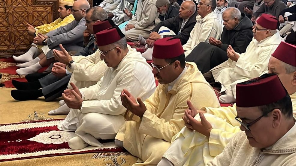 عامل الخميسات عبد اللطيف النحلي  يقيم صلاة عيد الفطر 1447 بمسجد الجن الأول بحي السلام