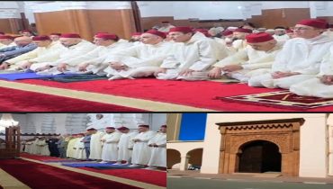 خريبكة ..عامل الإقليم هشام العلوي المدغري يؤدي صلاة عيد الفطر بالمسجد المحمدي