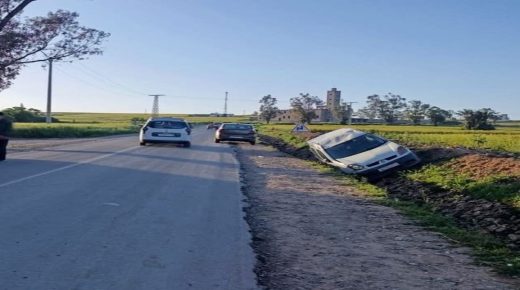 اولاد رحمون اقليم الجديدة..حادثة سير تكشف الاستهتار بشروط السلامة الطرقية