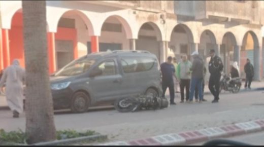 أزمور .. حادثة سير بين دراجة نارية و سيارة ترسل شابا للمستعجلات