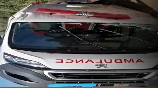 حادثة سير لسيارة إسعاف تابعة لجماعة سيدي شيكر بمراكش دون خسائر بشرية