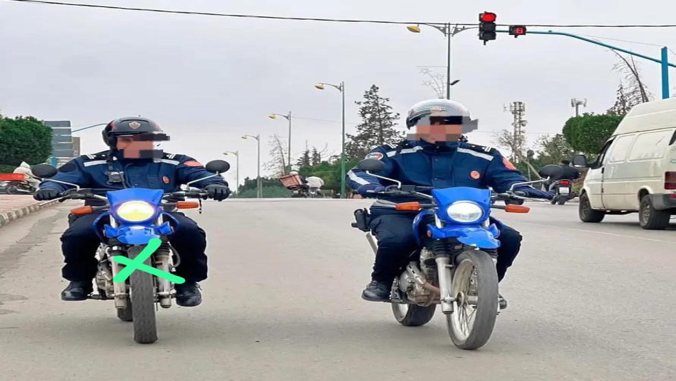 قصبة تادلة ..إصابة شرطي من فرقة الدراجين في حادثة سير مع شاحنة عسكرية